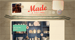 Desktop Screenshot of madeinhastings.co.uk